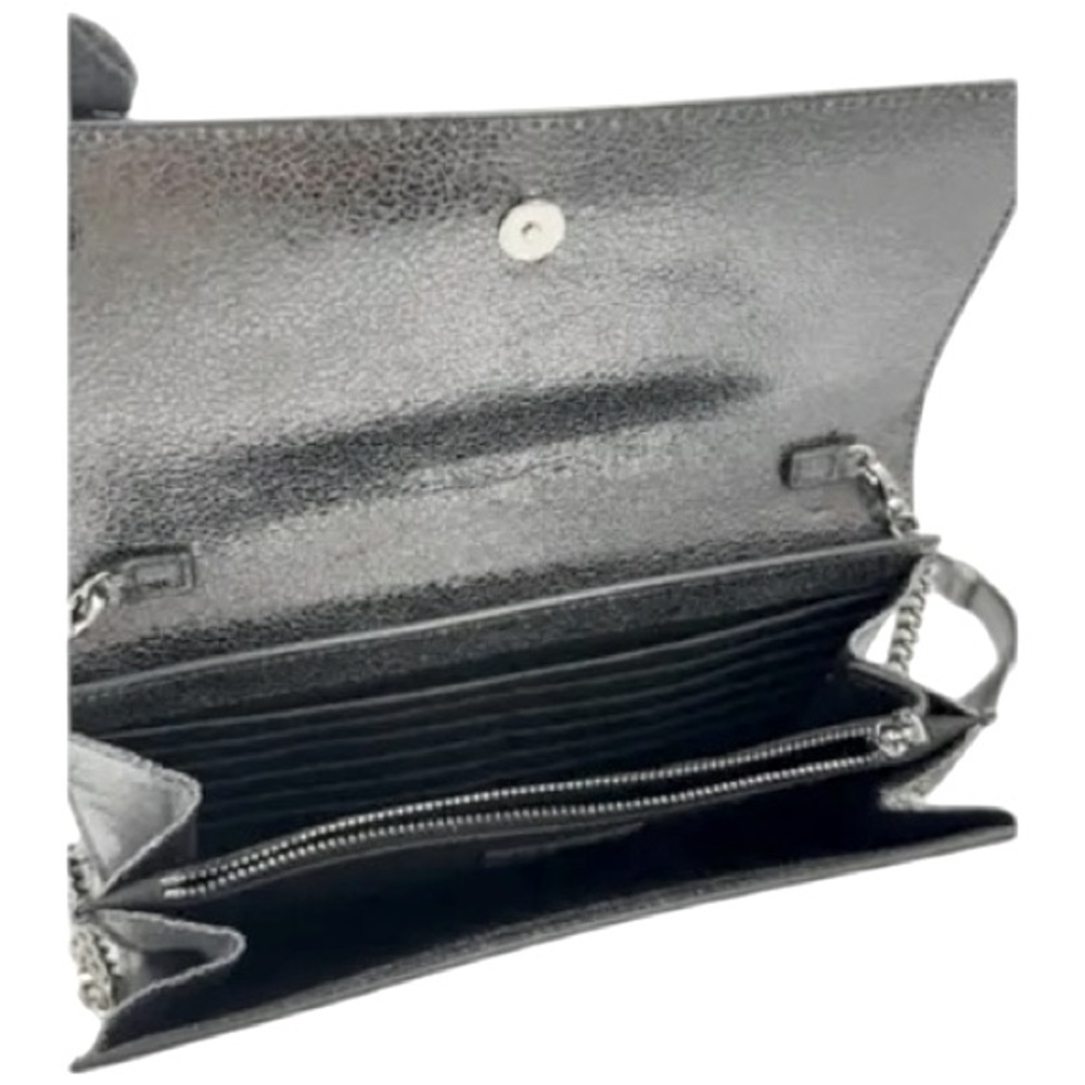 Versace Metallic Leather Virtus Bag – Gunmetal Hardware – NWT with Dust Bag - Picture 12 of 16